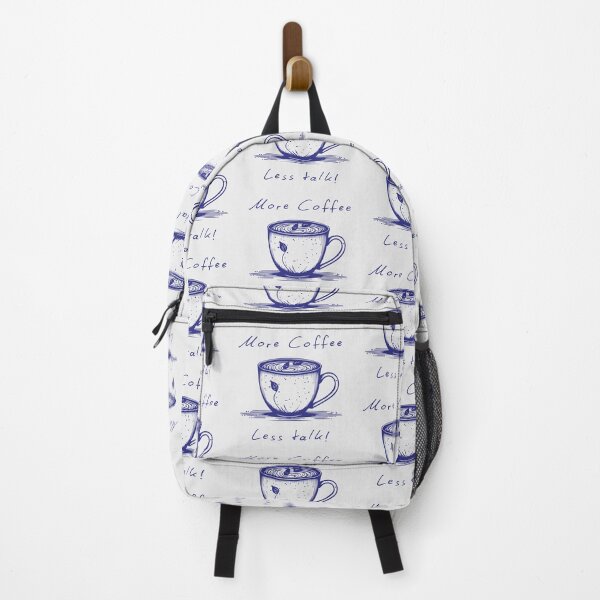 Item preview, More Coffee Less Talk Funny Coffee Lover Design designed and sold by PrintandJoy.