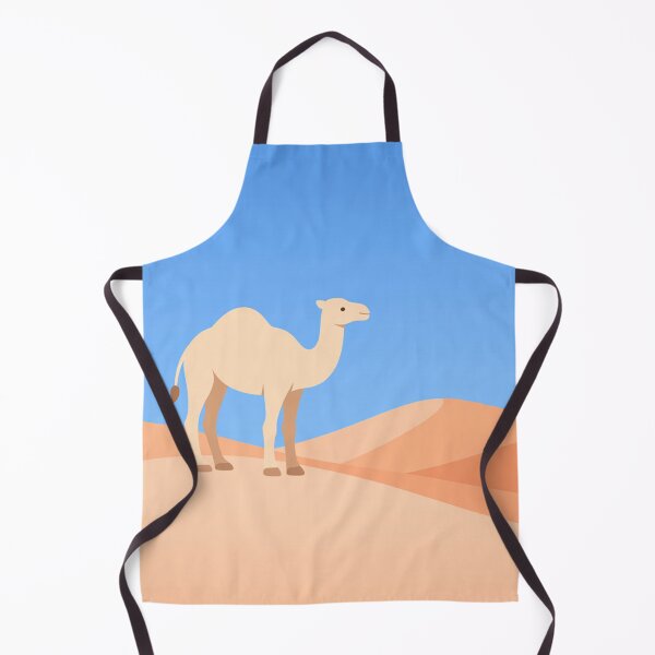 Item preview, Camel in the Desert Minimalist Flat Illustration of a Dromedary on Sandy Dunes designed and sold by Owcomm.