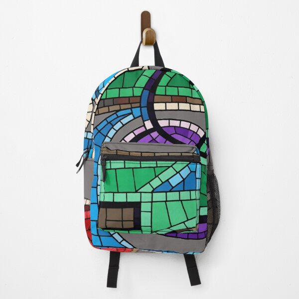 Item preview, Shapes Misbehaving Mosaic colorful geometric abstract design designed and sold by SmashingDeals.