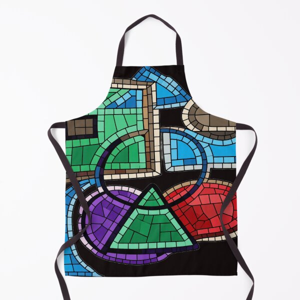Item preview, Shapes Misbehaving Mosaic colorful geometric abstract design designed and sold by SmashingDeals.