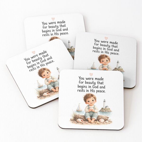 Item preview, You Were Made For Beauty Christian Nursery Boy Coastal Wall Art designed and sold by LoveNurseries.