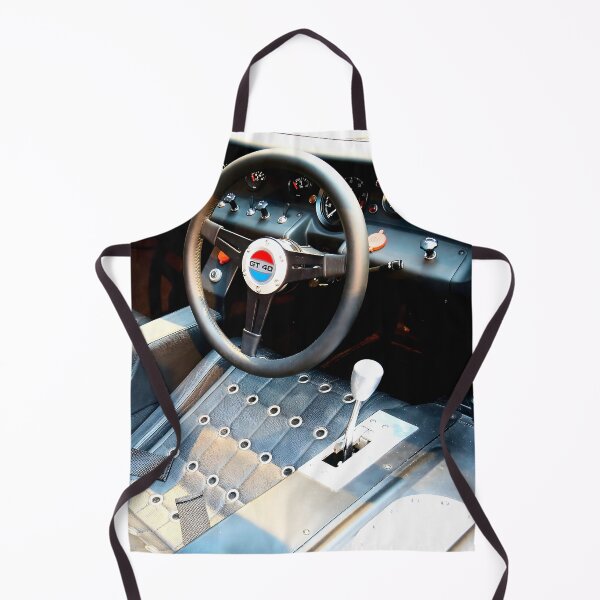 Item preview, Iconic Racing Cockpit Dashboard & Steering Wheel Detail - 2016 Shelby CS GT40 Interior designed and sold by Peter Kraaibeek | Generative Designs and Car Art.