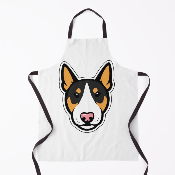 Item preview, Tricolor Bull Terrier Face Cute Dog Portrait designed and sold by Owcomm.