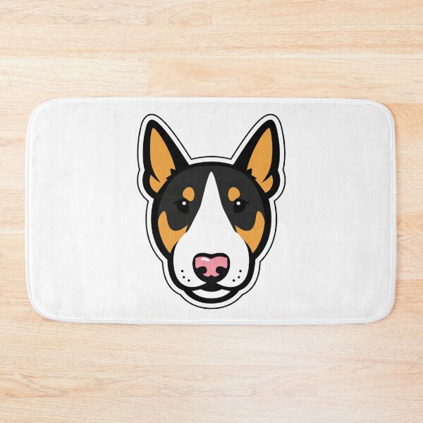 Item preview, Tricolor Bull Terrier Face Cute Dog Portrait designed and sold by Owcomm.