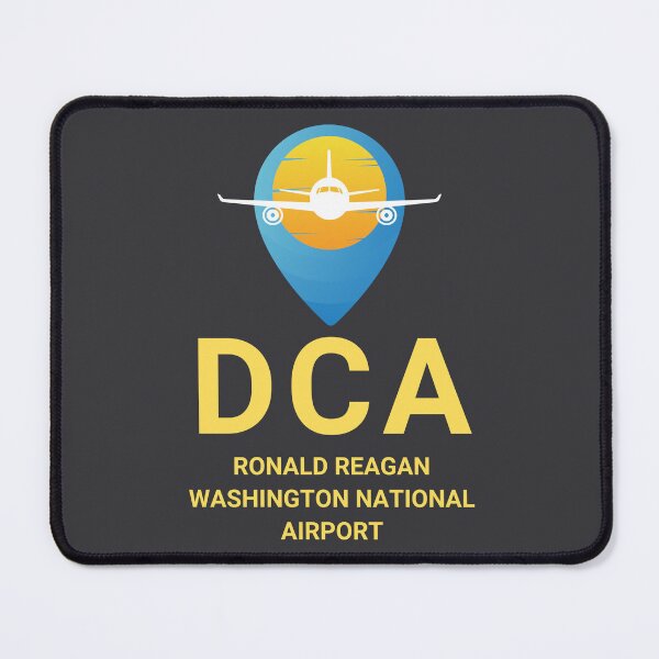 Item preview, DCA - Airport Code with map pin and plane designed and sold by HMBPHOTO.