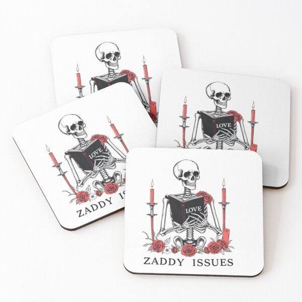 Item preview, Zaddy Issues Dark Humor Skeleton Love Graphic designed and sold by MystiColo.