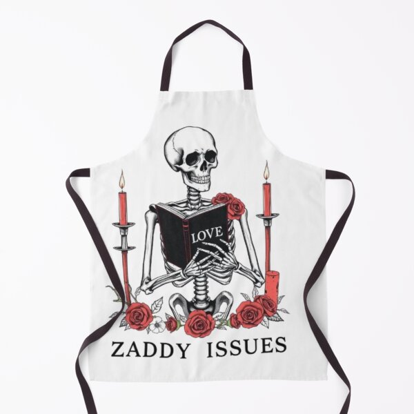 Item preview, Zaddy Issues Dark Humor Skeleton Love Graphic designed and sold by MystiColo.