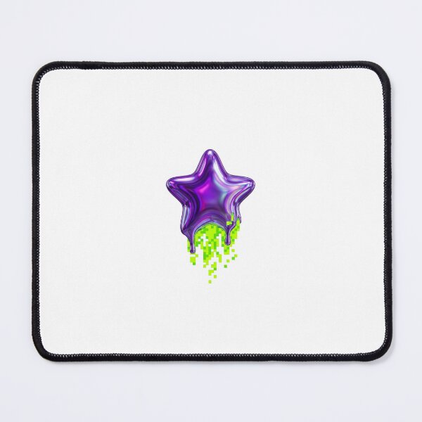Item preview, The Melting Chrome Star: Y2K Glitch designed and sold by Peter Veselinović.