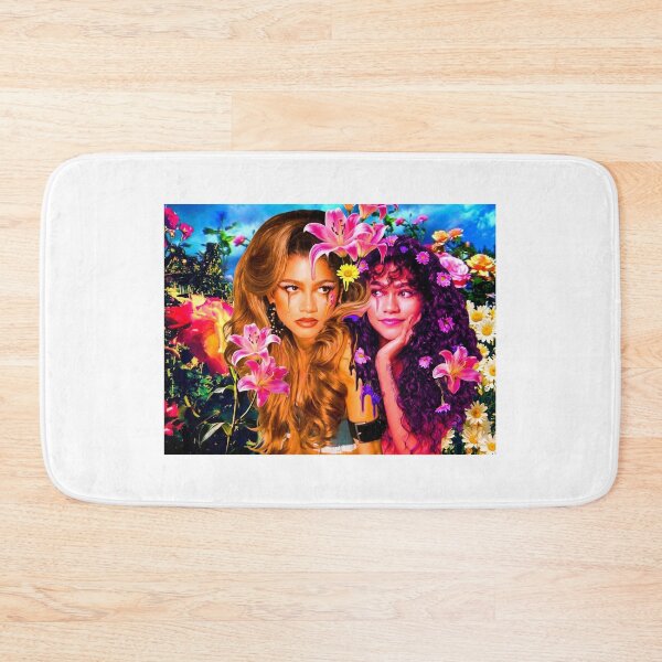Item preview, Zendaya Psychedelic Floral Pop Surrealism designed and sold by y2kponyclub.