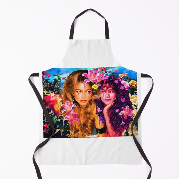 Item preview, Zendaya Psychedelic Floral Pop Surrealism designed and sold by y2kponyclub.