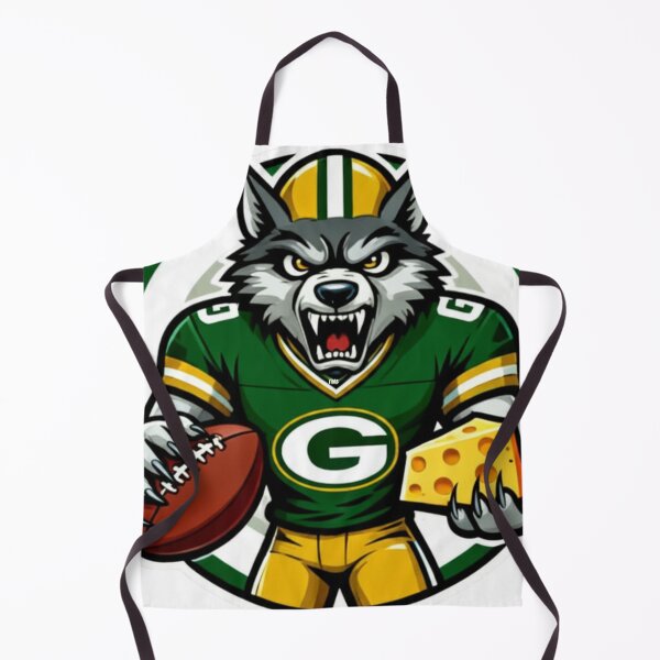 Item preview, Angry Wolf Football Mascot with Cheese Slice designed and sold by Pandora´s Box.