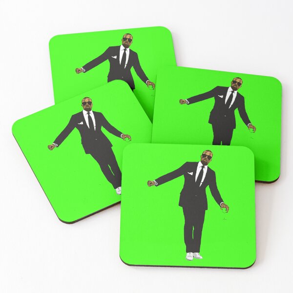 Item preview, Ye in a Black Suit Holding a Wine Glass - Hip Hop Icon (full color) designed and sold by ZERO-MIND.