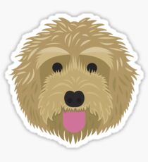 Golden Labradoodle Sticker
