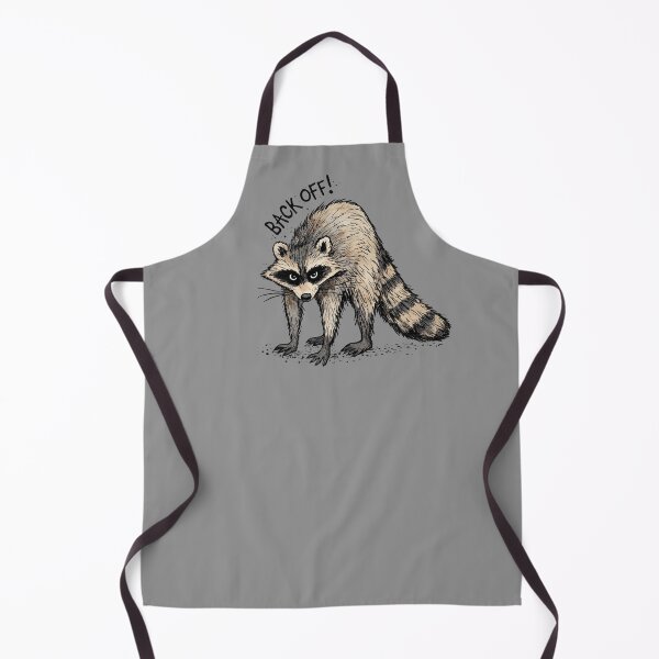 Item preview, Back Off! Defensive Raccoon with Arched Back Wild Animal Drawing designed and sold by Jenn Inashvili.