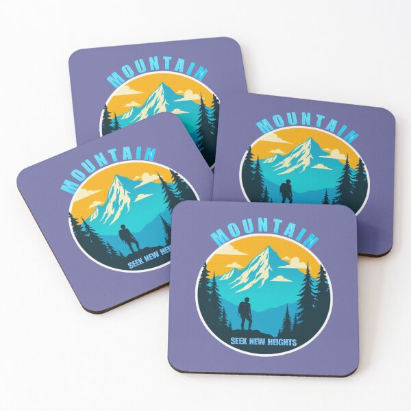 Item preview, Hiker, seek new heights, mountain adventure designed and sold by YEMIDELDESIGNS.