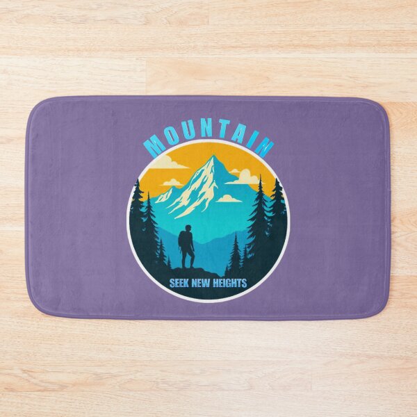 Item preview, Hiker, seek new heights, mountain adventure designed and sold by YEMIDELDESIGNS.
