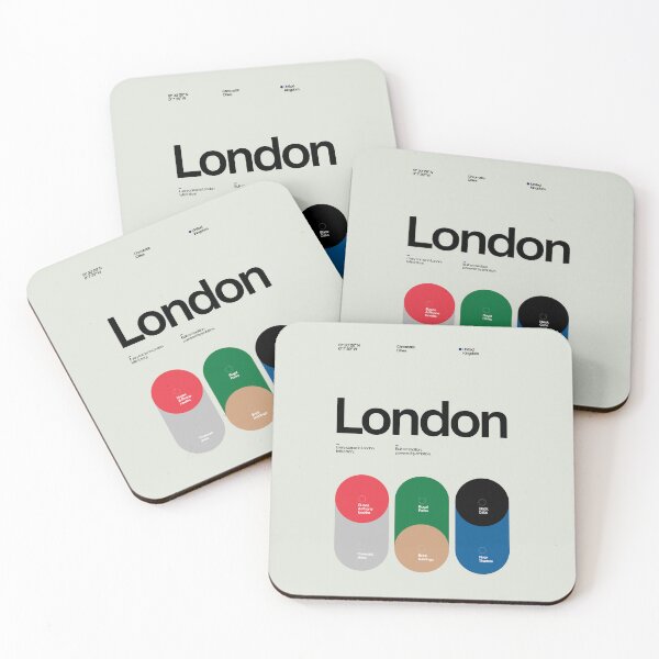 Item preview, London Color Palette - British Iconography Minimalism designed and sold by Sub88 Studio.
