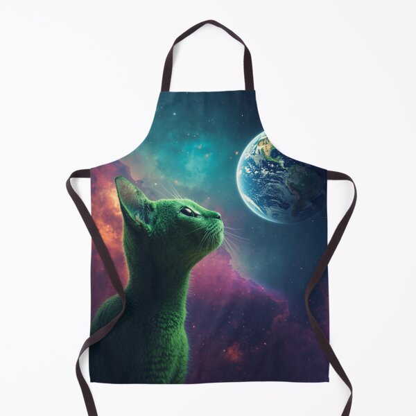 Item preview, Cosmic Green Kitten designed and sold by Digitaload.