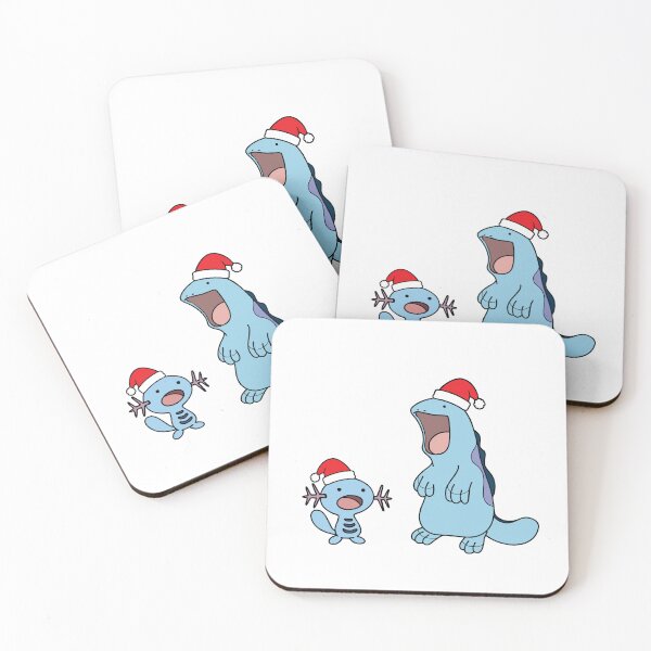 Item preview, Santa Hat Quagsire and Wooper designed and sold by kyravreeland.