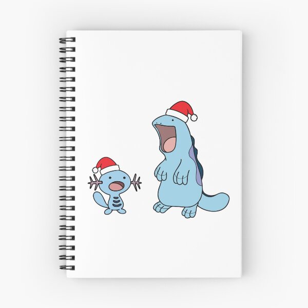 Item preview, Santa Hat Quagsire and Wooper designed and sold by kyravreeland.