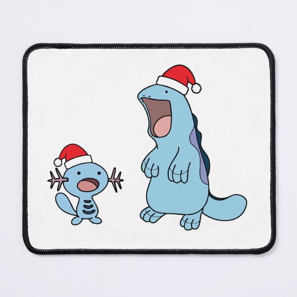 Item preview, Santa Hat Quagsire and Wooper designed and sold by kyravreeland.