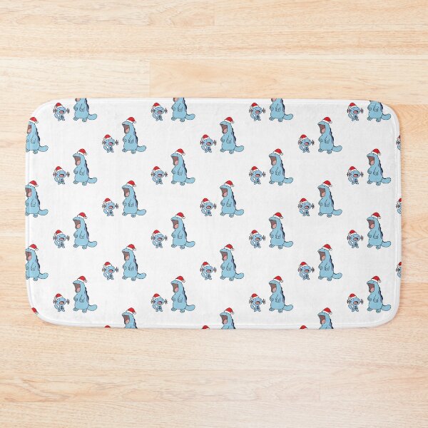 Item preview, Santa Hat Quagsire and Wooper designed and sold by kyravreeland.