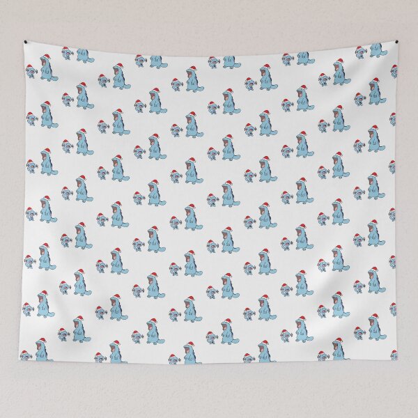 Item preview, Santa Hat Quagsire and Wooper designed and sold by kyravreeland.