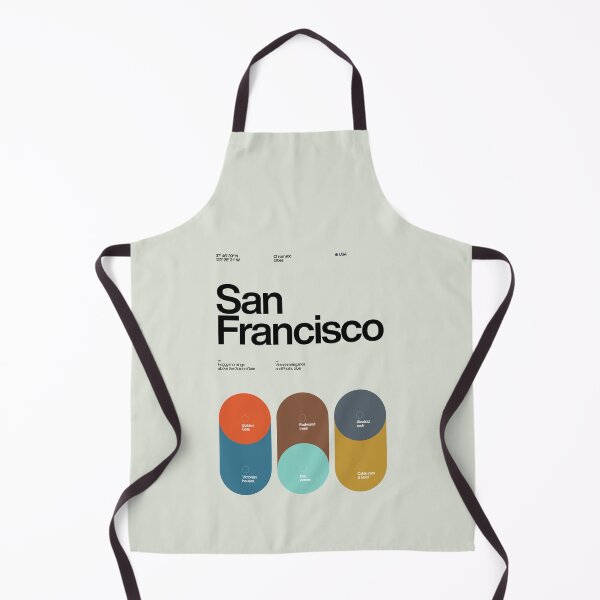 Item preview, San Francisco Color Palette - Chromatic Cities Travel Design designed and sold by Sub88 Studio.