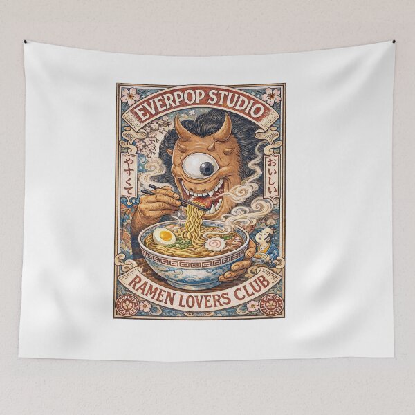 Item preview, Japanese One Eye Demon Ramen designed and sold by Everpop.