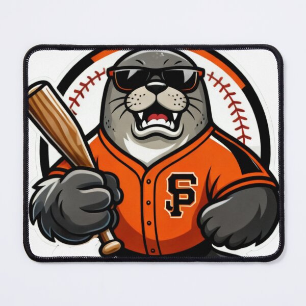 Item preview, Cool Seal Baseball Mascot with Sunglasses designed and sold by Pandora´s Box.