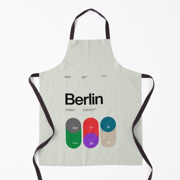 Item preview, Berlin Color Palette Art - Minimalist Industrial Design designed and sold by Sub88 Studio.