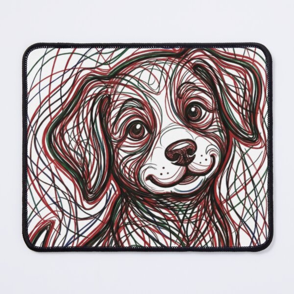 Item preview, Dog line drawing designed and sold by PP&RAINBOW SHOP.