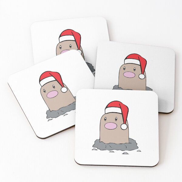 Item preview, Santa Hat Diglett designed and sold by kyravreeland.