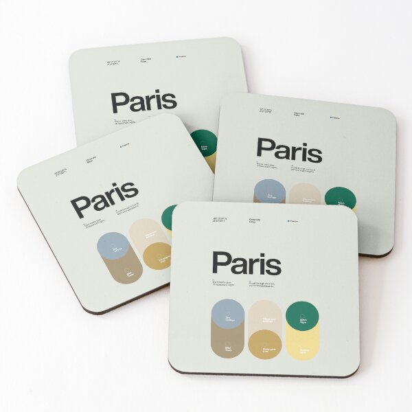 Item preview, Paris Color Palette - Chromatic Cities Collection designed and sold by Sub88 Studio.