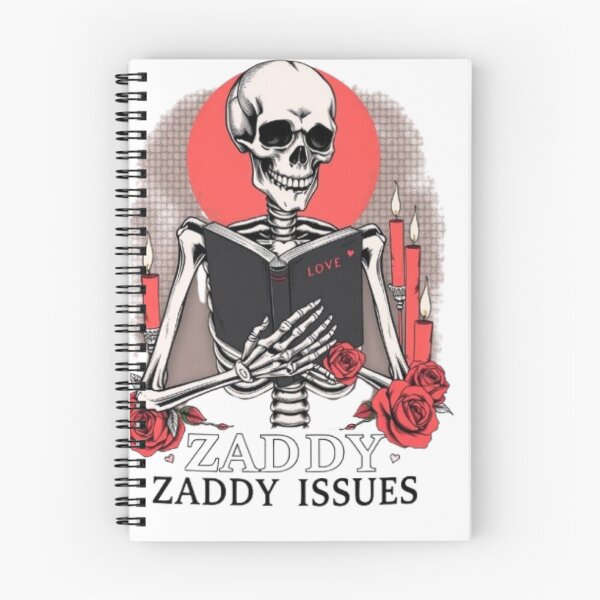 Item preview, Zaddy Issues Skeleton Rose Gothic Aesthetic Design designed and sold by MystiColo.