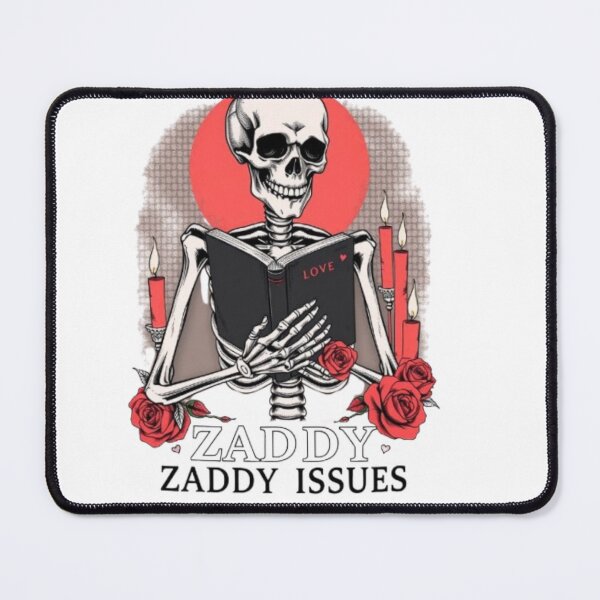 Item preview, Zaddy Issues Skeleton Rose Gothic Aesthetic Design designed and sold by MystiColo.