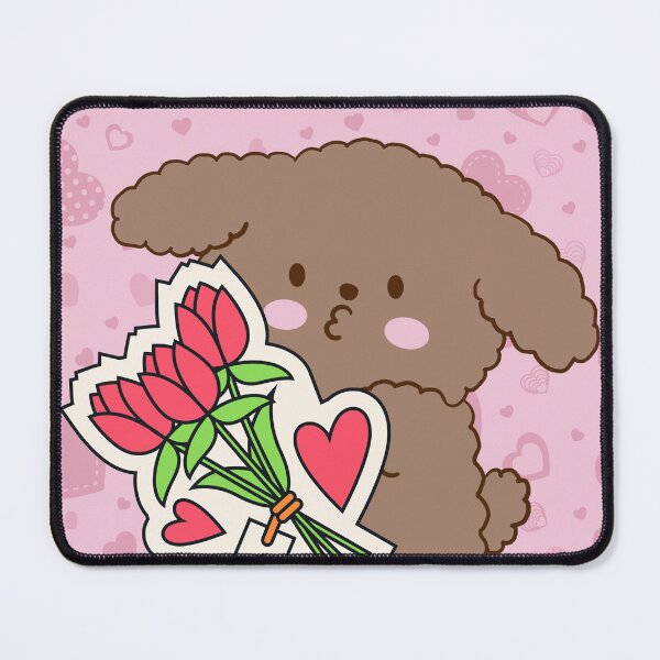 Item preview, Pupper with Tulips Design designed and sold by CarefulCreation.