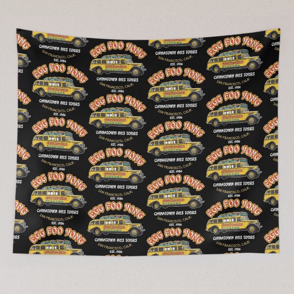 Item preview, Egg Foo Yong Bus Tours - Big Trouble In Little China Fan Art designed and sold by darklordpug.