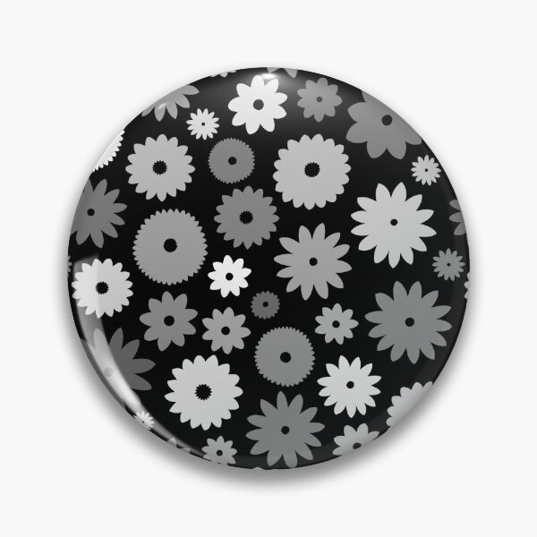 Item preview, Monochrome Blooms Pattern designed and sold by NataliePaskell.