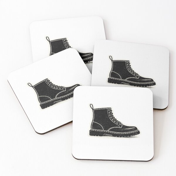 Item preview, Doc Martens 8-eye simple black designed and sold by muzaTees.