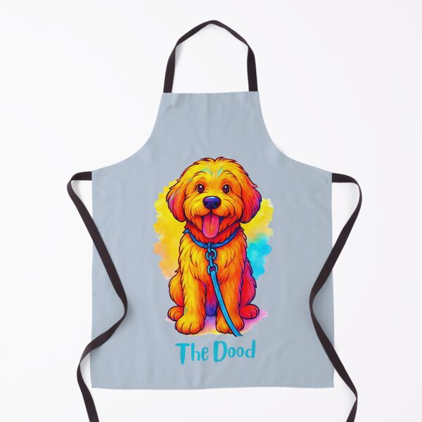 Item preview, The Dood - Golden Doodle colorful illustration designed and sold by Doodles Down South.