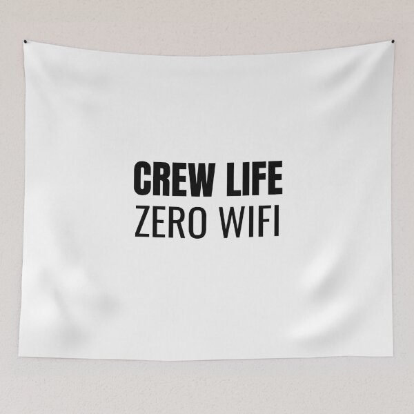 Item preview, Crew Life Zero Wifi (Black) designed and sold by ShipCrewNation.