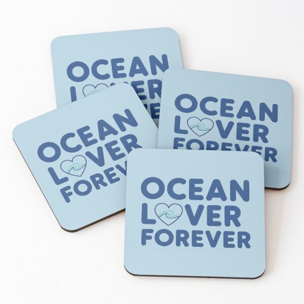 Item preview, Ocean Lover Forever – Coastal Identity Typography Design designed and sold by Sea Gem.