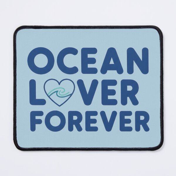Item preview, Ocean Lover Forever – Coastal Identity Typography Design designed and sold by Sea Gem.