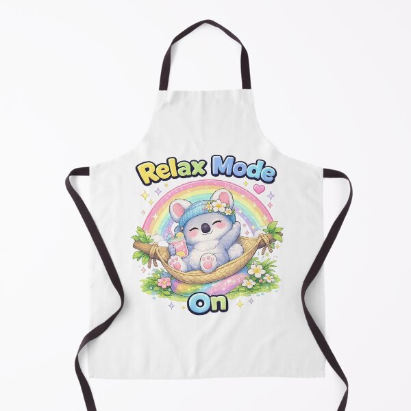 Item preview, Relax Mode On – Cute Koala Kawaii Design with Rainbow & Chill Vibes designed and sold by Clothes With Smiling Animals Walt Gral.