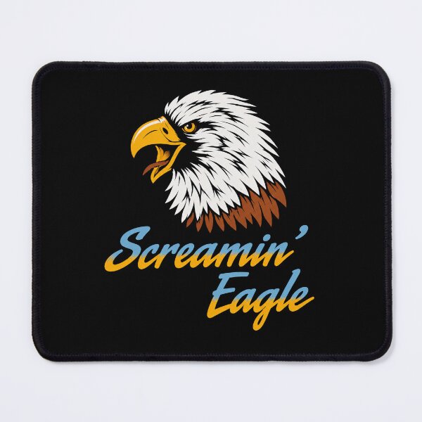 Item preview, Screamin Eagle Bold Graphic Bird Head with Vintage Script Energy designed and sold by SeriouslyArtistical.