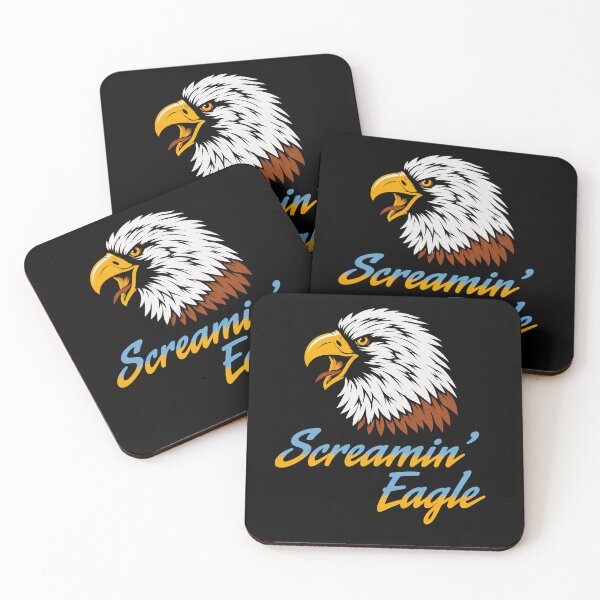 Item preview, Screamin Eagle Bold Graphic Bird Head with Vintage Script Energy designed and sold by SeriouslyArtistical.