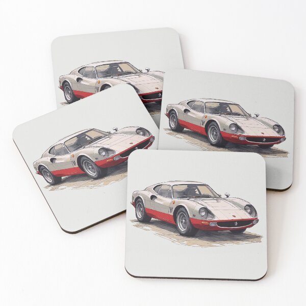 Item preview, Geometric Classic Italian Sports Car Art designed and sold by Tklezardesigns.