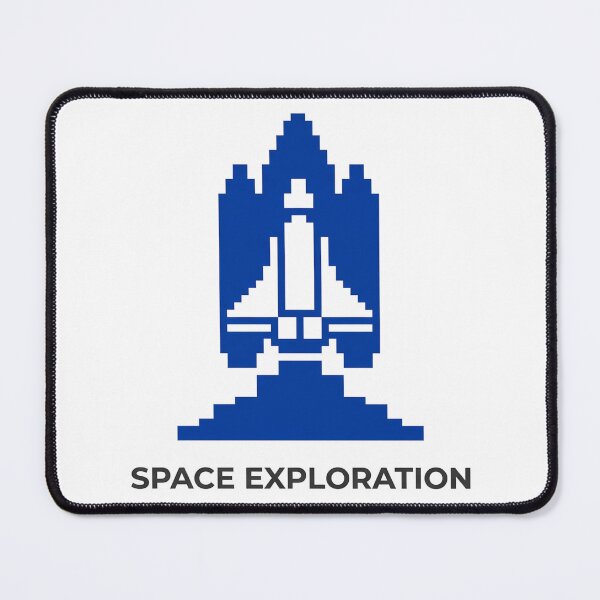 Item preview, Space Exploration Shuttle Launch Retro Pixel Art designed and sold by LoliDesignShop.