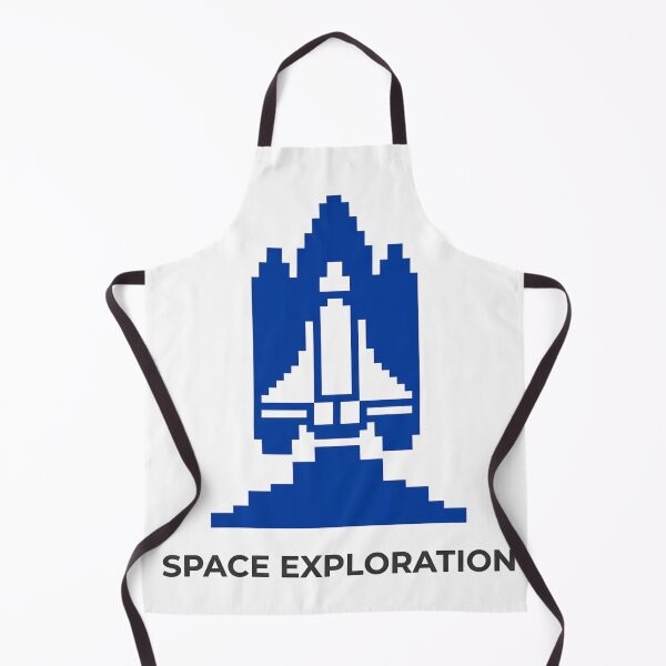 Item preview, Space Exploration Shuttle Launch Retro Pixel Art designed and sold by LoliDesignShop.